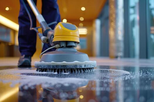 Warehouse Floor Cleaning